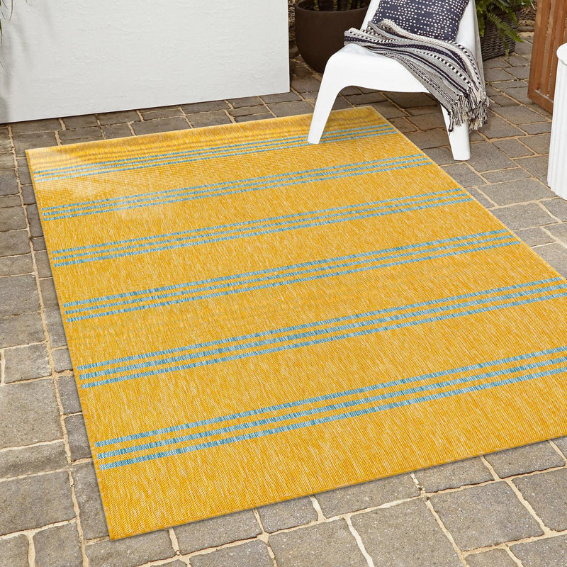 Jill Zarin Anguilla Indoor/Outdoor Rug, Rectangle 6'1" x 9'