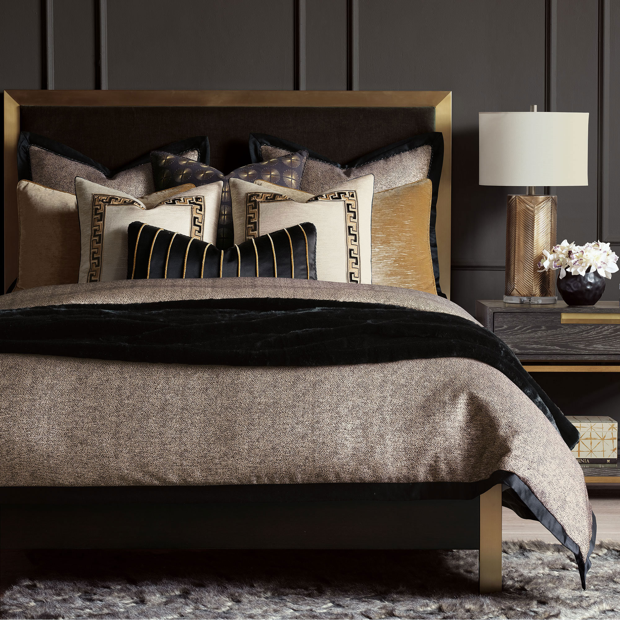 Roxanne Farmhouse / Country Baffle Box Stitch Comforter