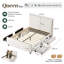 Modern Velvet Upholstered Platform Bed-4 Storage Drawers-132393735-132393737
