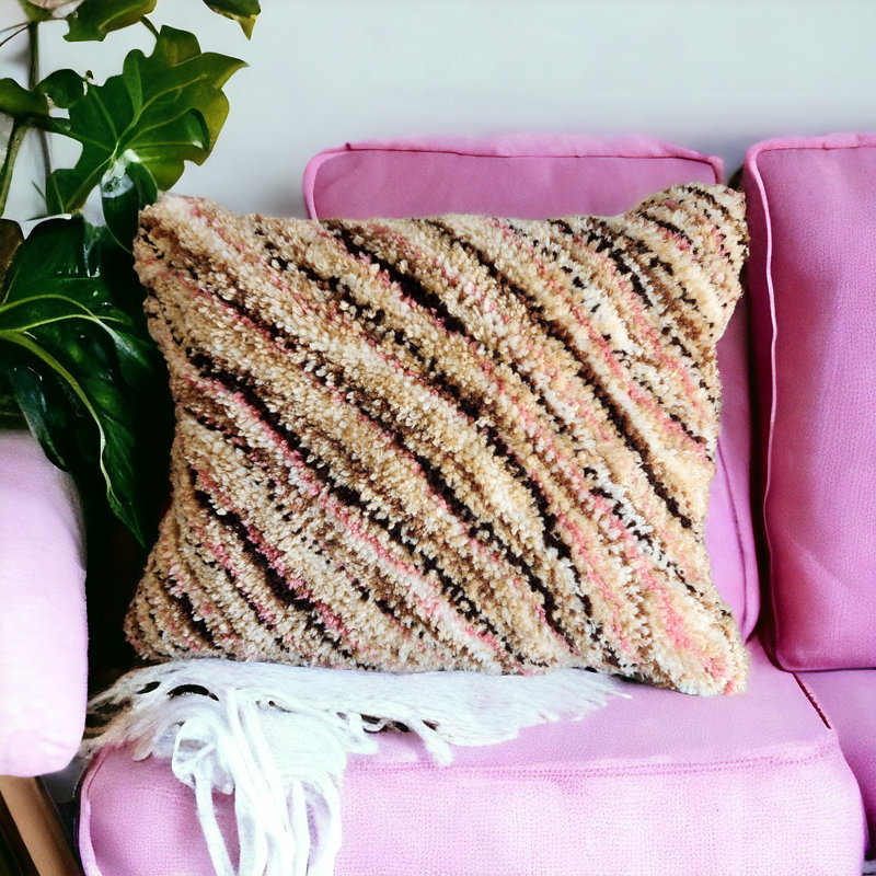  Cotton Throw Square Pillow Cover & Insert