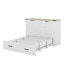 Grand lit escamotable avec station de charge-1695320241