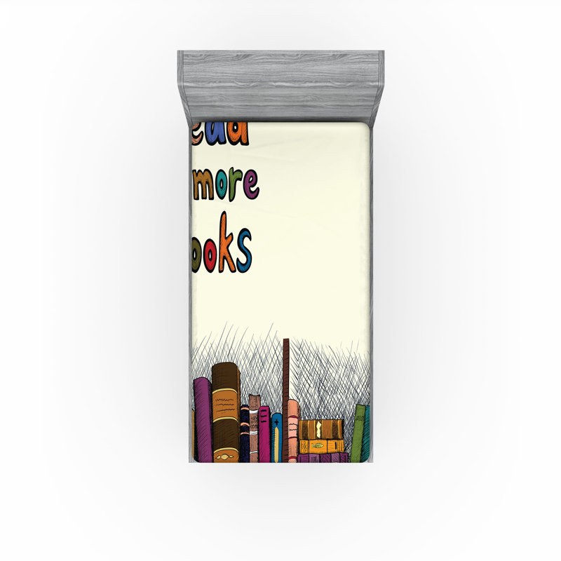 Ensemble de 2 draps-housse Ambesonne, Drap-housse de taille simple