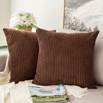 Housse de coussin souple 20 po x 20 po 2 pièces