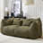 Soft Beanbag Chair With High Resilience Foam Core For 2 People-111092566