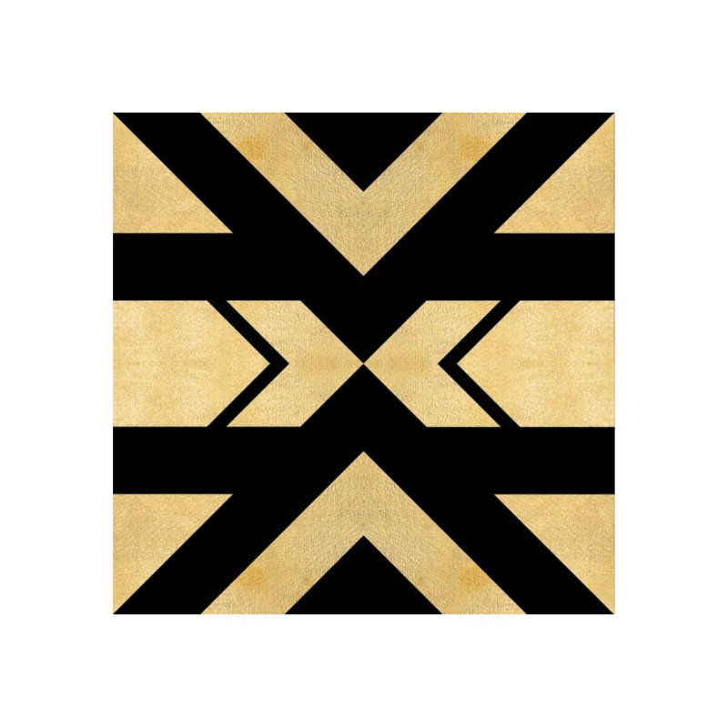 Criss Cross IV Print by Elena Carlie, Glass Coat, 36" H x 36" W