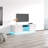 Orduna 70" Modern TV Stand with LED Lighting, High Gloss Finish, Media Storage-1780982164