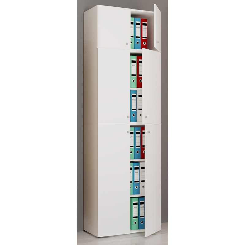 Alixia 70cm Wide File Cabinet, White