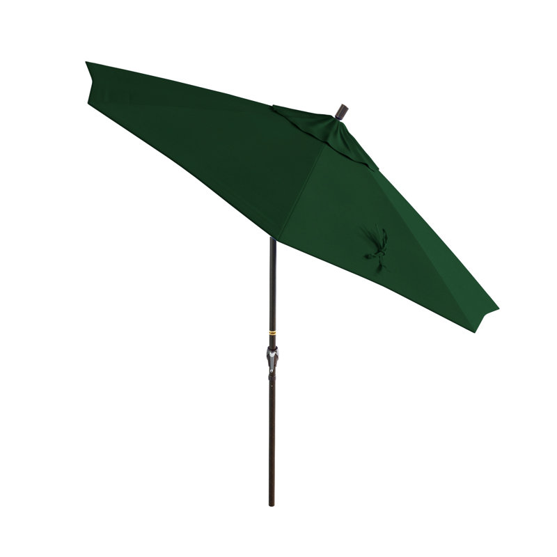 Nirek 108'' Market Umbrella, Pacifica Hunter Green Performance Canvas