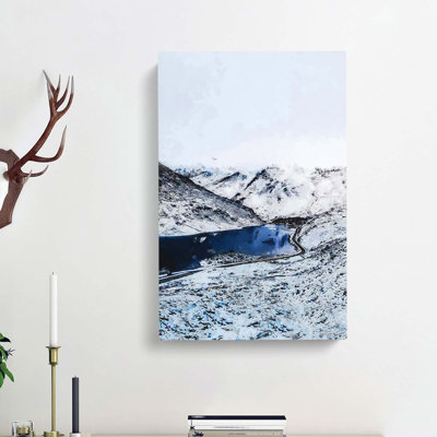 Tryfan Mountain In Snowdonia Wales - Wrapped Canvas Print