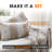 Rectangular Faux Fur Pillow Cover & Insert