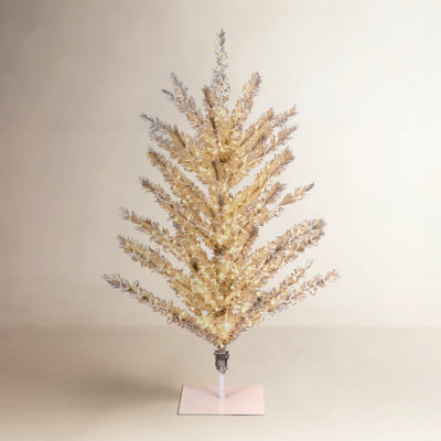 8' Pre-Lit Pine Tree