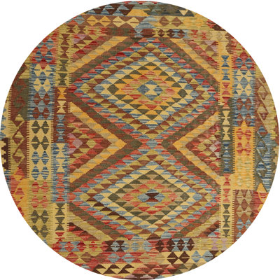 Tapis gris/rouge/crème contemporaine