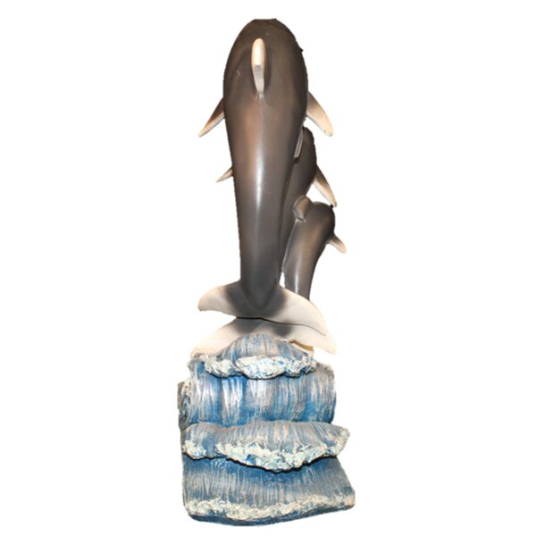 HomeStyles Life's a Beach Jumping Dolphin Statue & Reviews | Wayfair