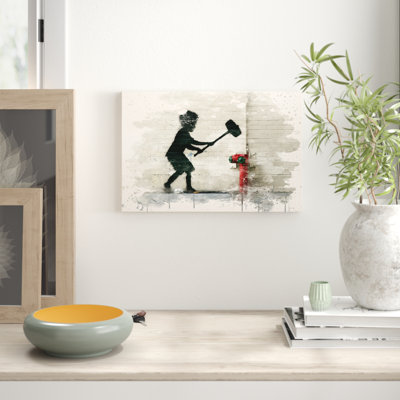 Banksy - Wrapped Canvas Painting