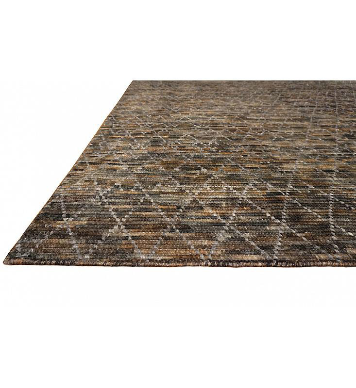 Mystique Hand Knotted Wool Geometric Area Rug, Rectangle 9' x 12'