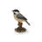 Chickadee Peeking On Stump Garden Statue