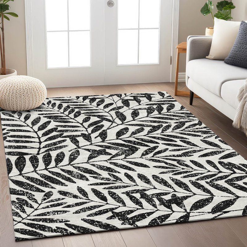 Tapis intérieur / extérieur mâle avec envers antidérapant, Rectangle 5 pi x 7 pi 6 po