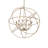 54" Wide Atom Enerjisi 12 Light Chandelier