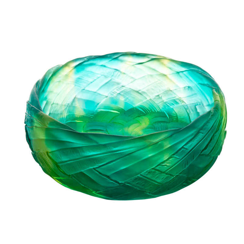 Handmade Crystal Decorative Bowl