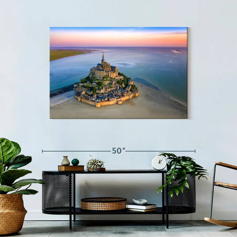 Adella Mont St.-Michel, France, Normandie, H 30 po x l 45 po