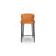 Giorgi Upholstered Velvet Bar Stool with Steel Frame-504265890