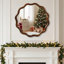 Miroir décoratif rond en bois naturel ondulé 30 po-1885367272-1885367275