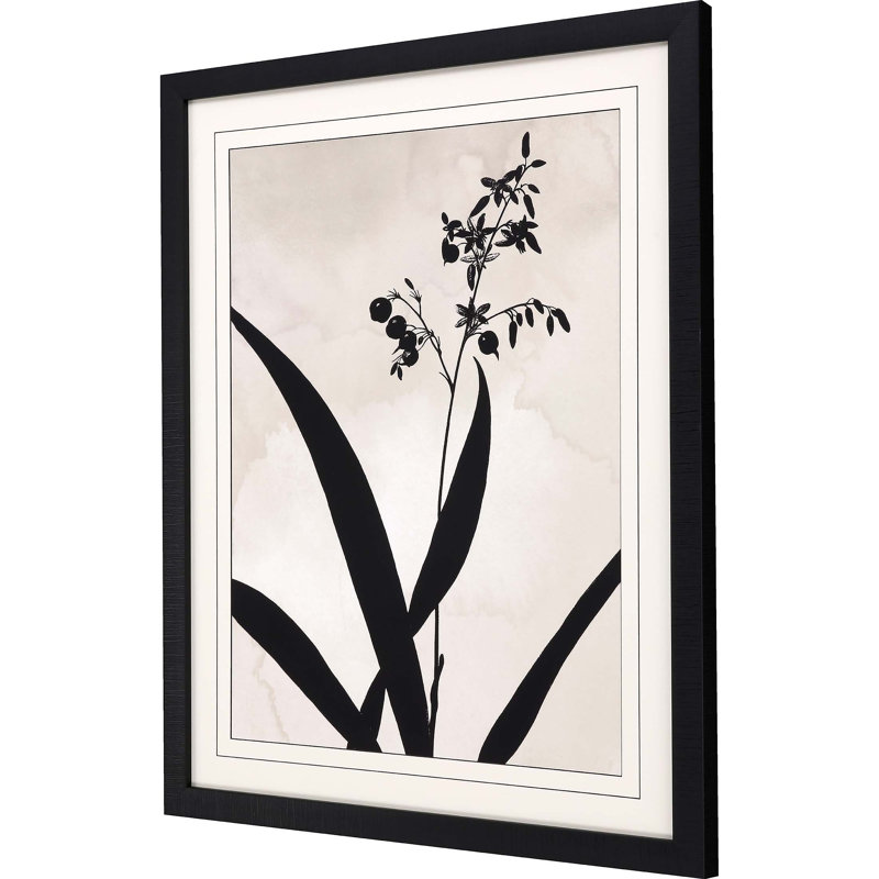 Dianella Black Framed Print Wall Art