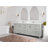 Aberdeen 84'' Double Bathroom Vanity with Quartz Top-94240505-74716250