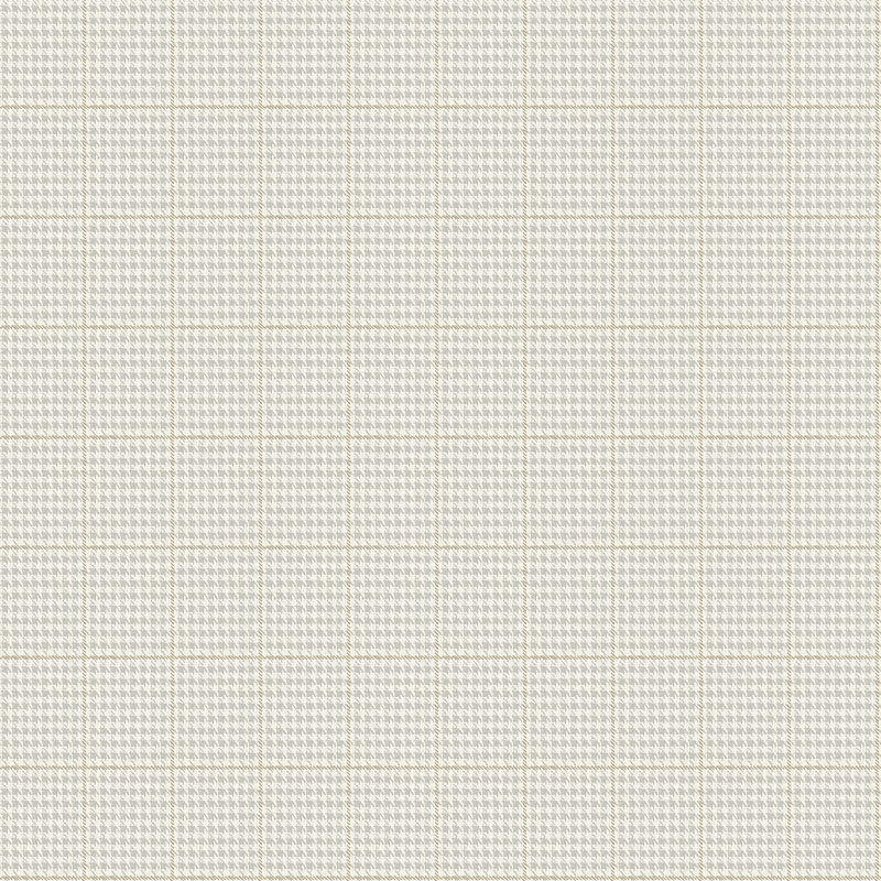 Papier peint Prescott Grey Glen Check, Grey