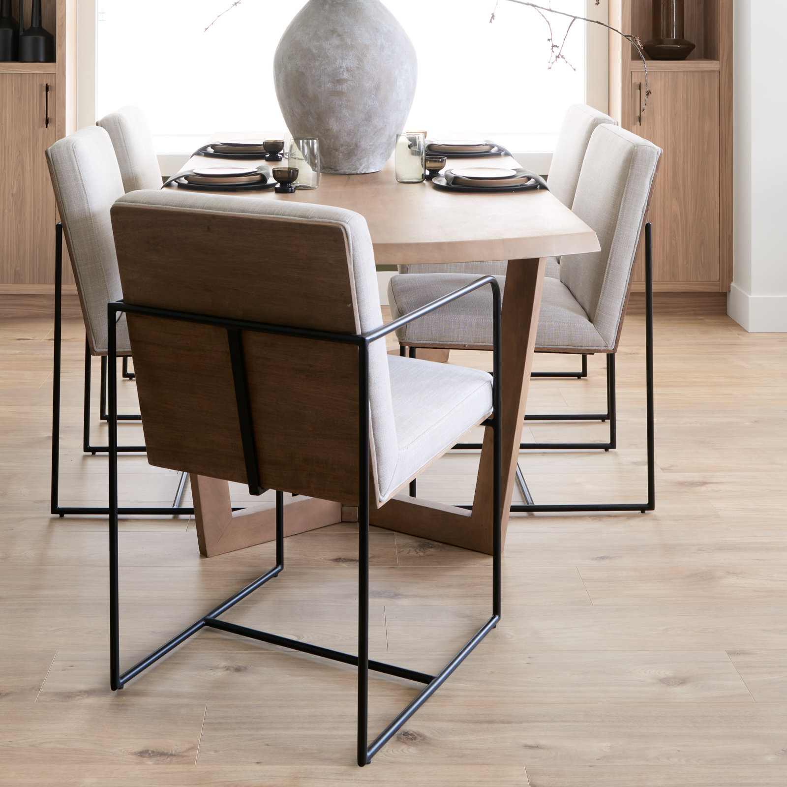 Sidney Linen Dining Armchair