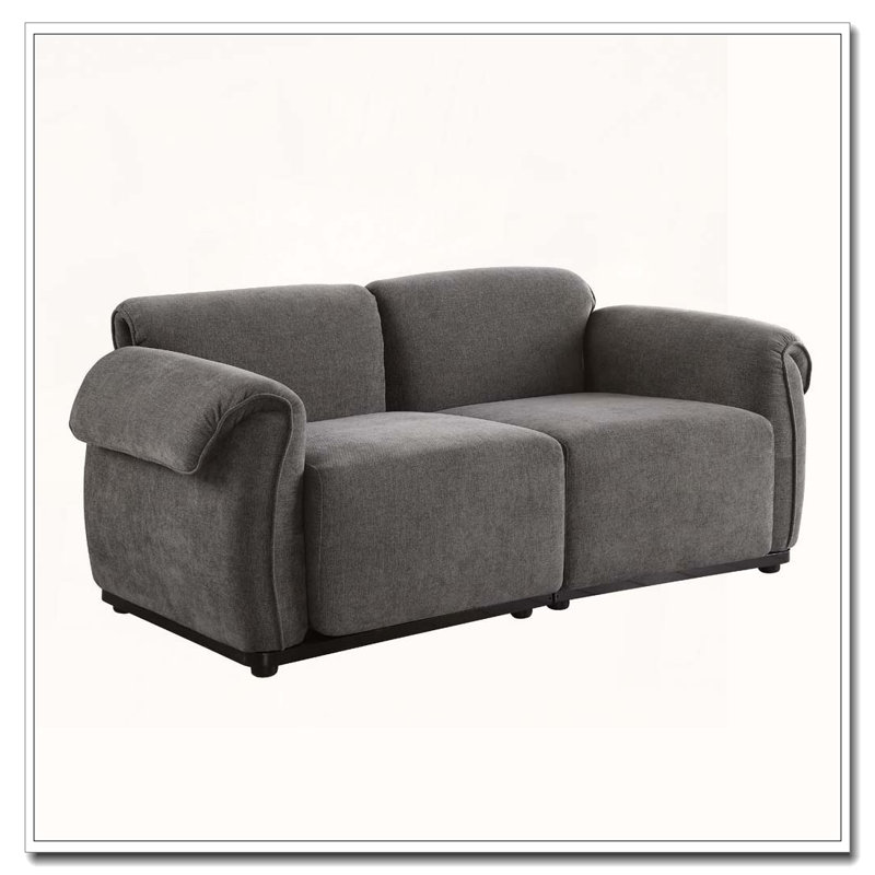 Canapé de 68,5 po de longueur, Gris