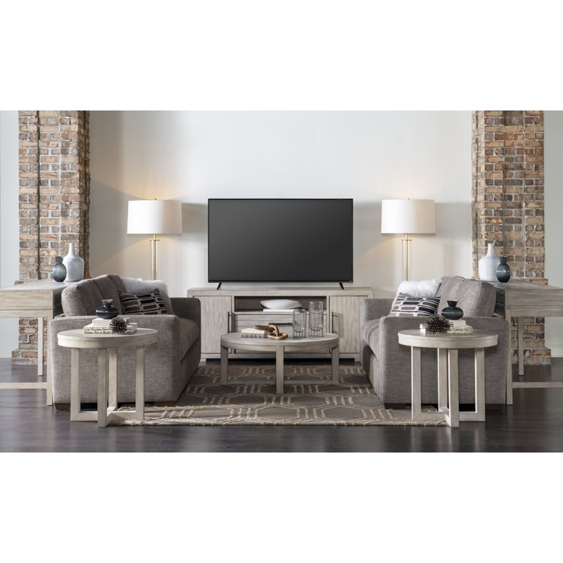 Appleton 78'' Media Console,  Weathered Oak 