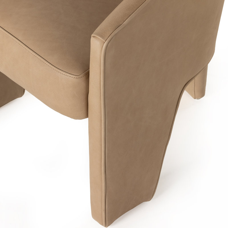 Fae Upholstered Arm Chair, Palermo Nude