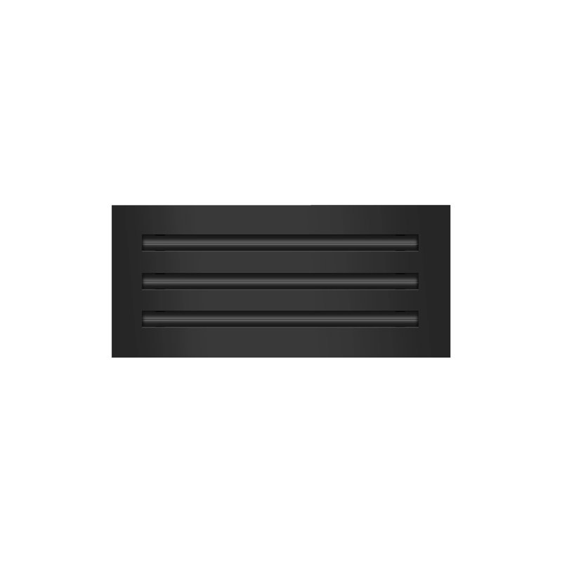 Buildmart - Couvercle de ventilation AC moderne 16 x 6 - Diffuseur linéaire standard - Grille de registre