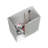 Absco EZI Slider 5' W x 3' D Metal Galvanized Steel Weather Resistant Storage Shed Pale Eucalypt-103557176