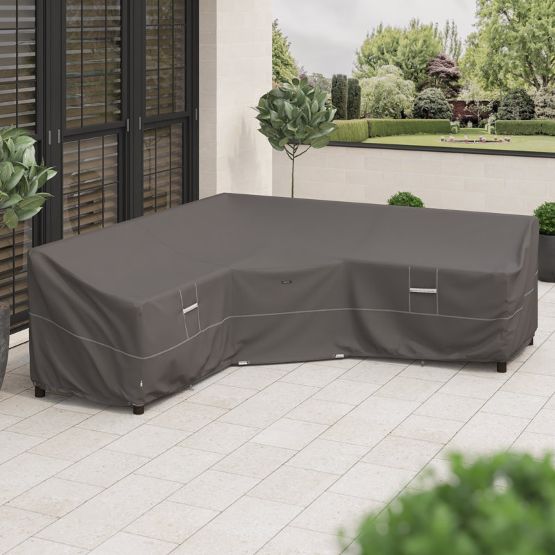 Jaylon 100" x 33.5" x 31" Patio Furniture Cover for V-Shape Outdoor Sectionals