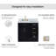 Tidworth 36'' Solid Wood Single Bathroom Vanity with 1.5'' Carrara Marble Top-1546052620-1546052611-1551085363