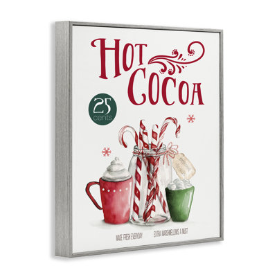 Vintage Winter Hot Cocoa Giclee Art by Carol Robinson