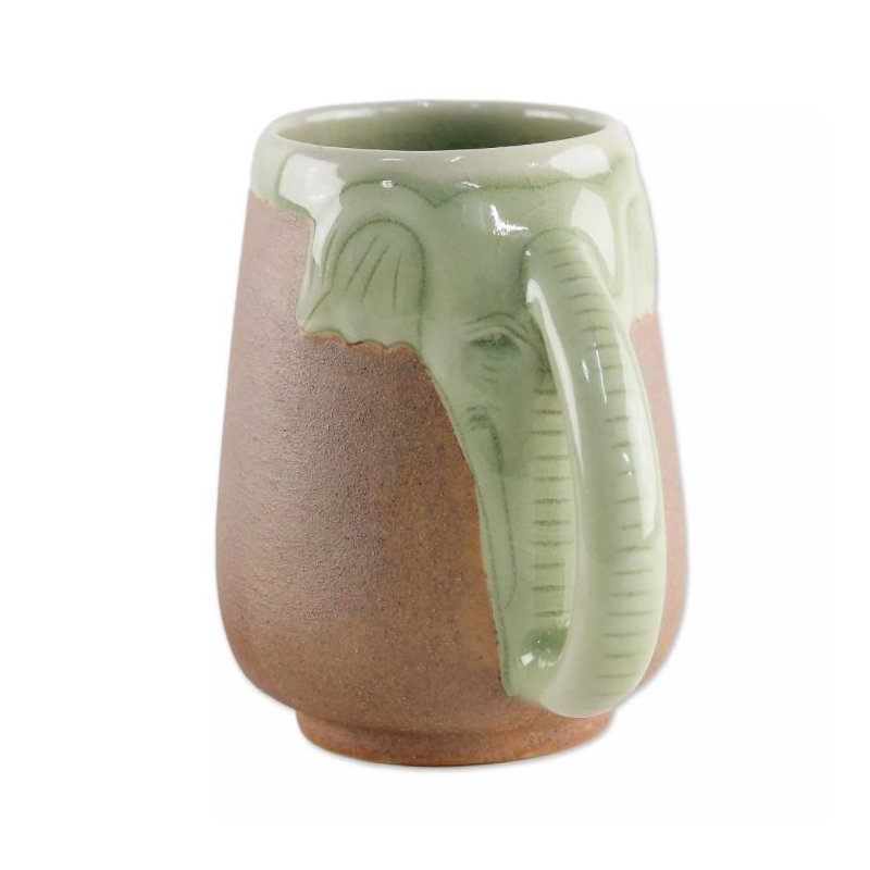 Handmade Ceramic Coffee Mug, Brown