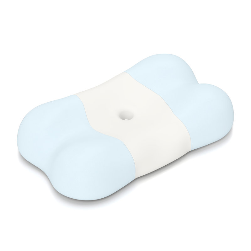Oreiller en mousse viscoélastique Butterfly Cloud Contour, Blue;White
