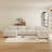 155" Oversized Cloud Modular L-Shape Sectional Sofa with Ottoman, Soft Corduroy Fabric-1062914333