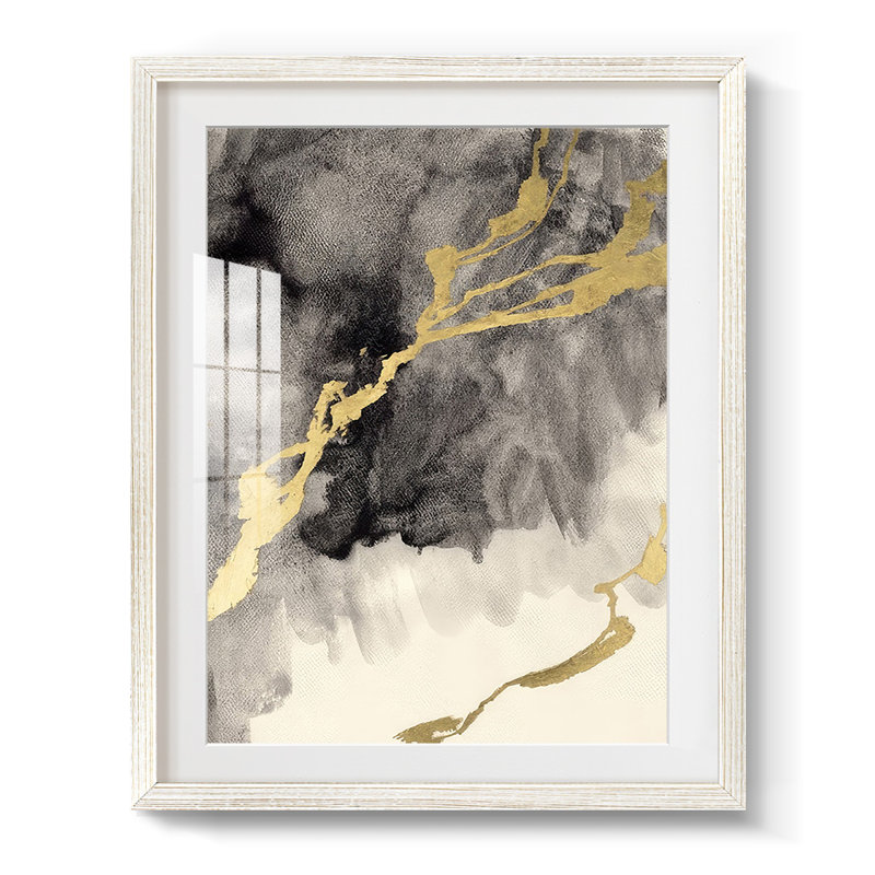 Peignes - impression encadrée, H 25,5 po x l 17,5 po, Blanc