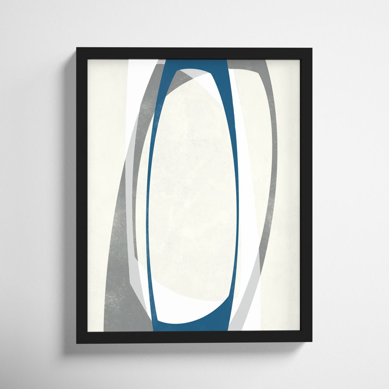 Orbit 2 by Jacques Pilon, Black Framed, 20" H x 16" W