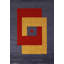 Tapis oriental moderne géométrique Gabbeh 6 x 9