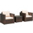 Alycen 2 - Person Patio Conversation Set with Cushions-754573445-726803152