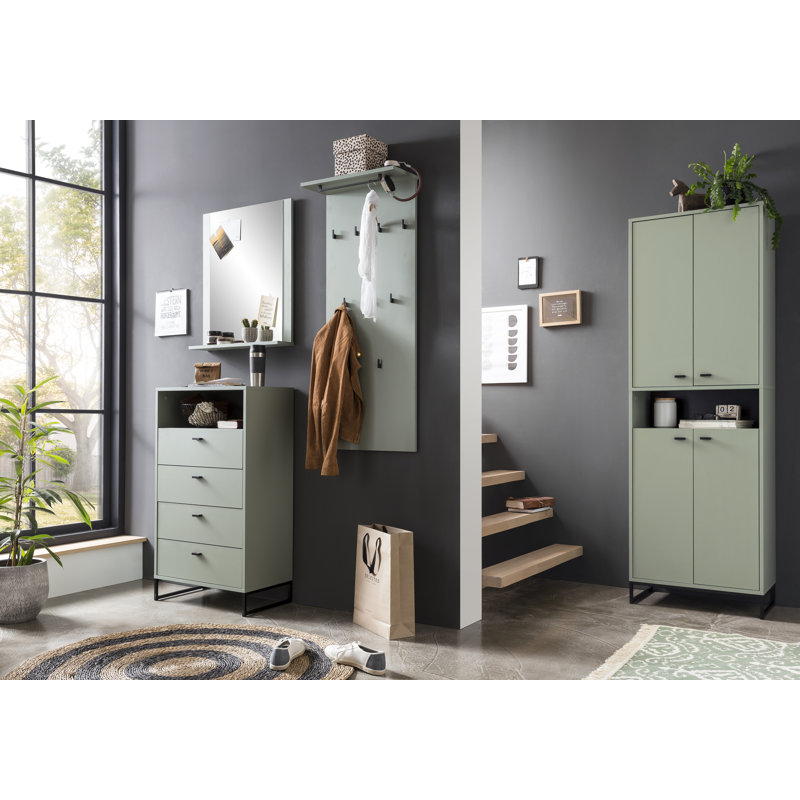 Shoe Storage Cabinet, Pistachio