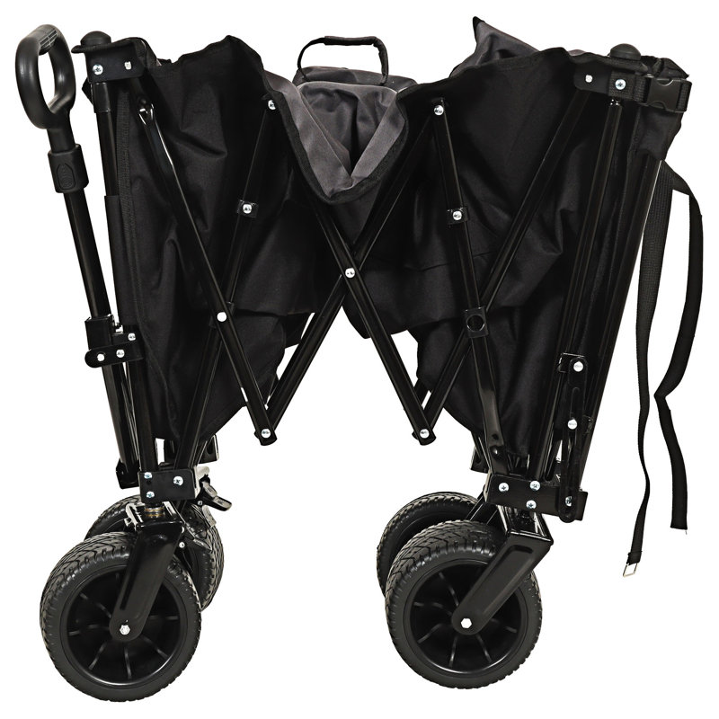 Wagon pliable avec hayon rallongé