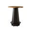 Table de bar - Panneau de fibres à densité moyenne - 1 pièce - Table de bar - Noir - Style rétro
