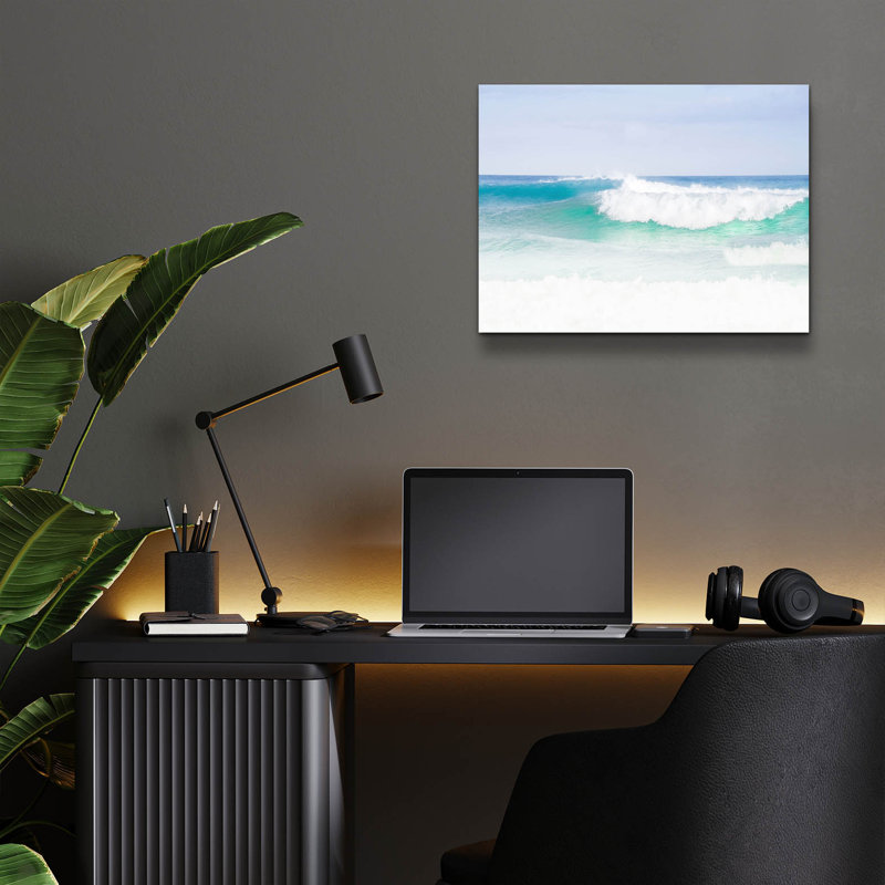 «Blue Green» par Verne Varona, H 12 po x l 16 po x P 0,13 po