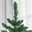 Sapin de Noël artificiel mince de 6 pi de hauteur avec branches réalistes, 583 pointes et conception compacte, pour les pièces compactes, arbre de Noël